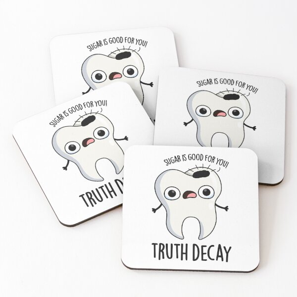 Item preview, Truth Decay Funny Tooth Puns  designed and sold by punnybone.