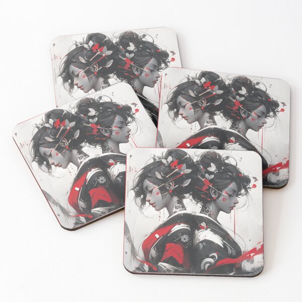 Item preview, Japanese Geisha Twins designed and sold by ScarletClover.