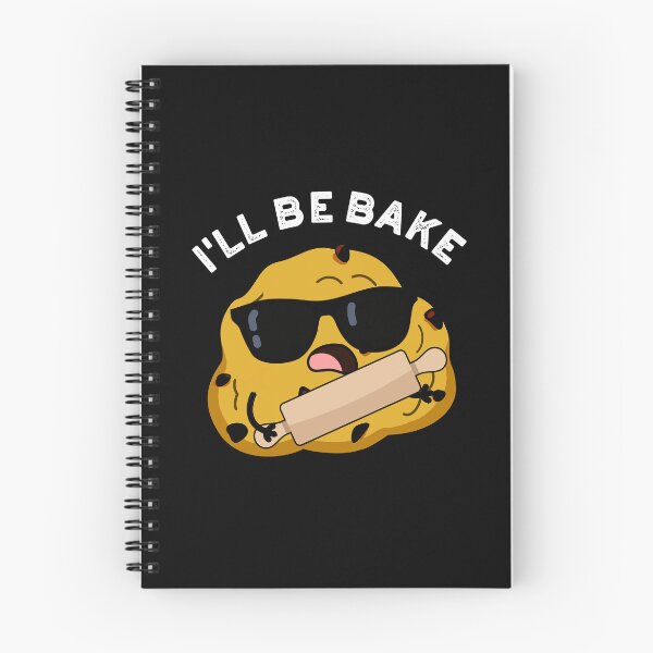 Item preview, I'll Be Bake Funny Baking Puns (Dark BG) designed and sold by punnybone.