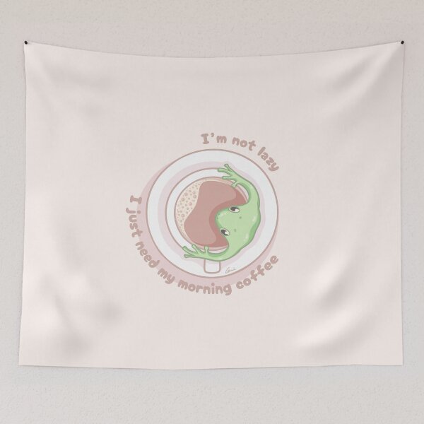 Item preview, Anime Aesthetic White-lipped Tree Frog In A Cup Of Coffee designed and sold by anacecilia.