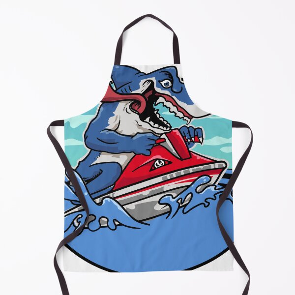 Aperçu de l'œuvre furieux SHARK RIDING JET SKI créée et vendue par AdyKurniawan.