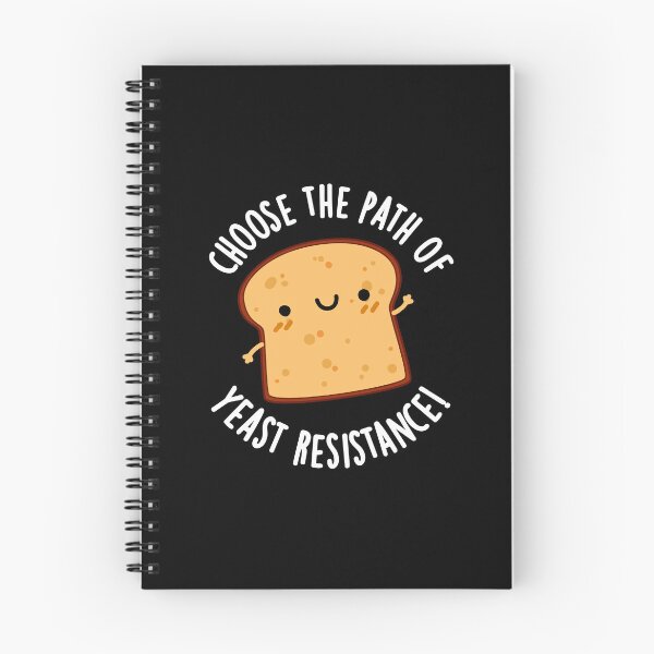 Item preview, Choose The Path Of Yeast Resistance Funny Bread Puns (Dark BG) designed and sold by punnybone.