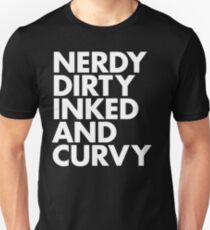 Camiseta ajustada TINTA SUCIA NERDY Y CURVY