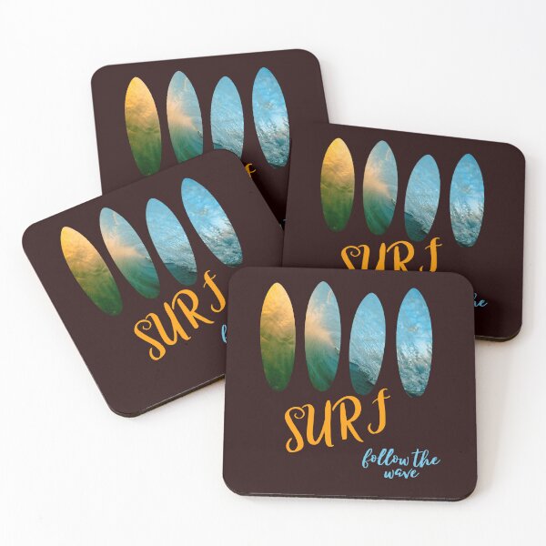 Item preview, Unisex T-Shirt Surf , follow the wave                                                                                designed and sold by NinaCreator.