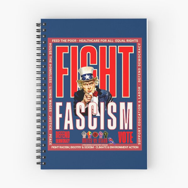 Aperçu de l'œuvre PMD00924 Progressive Movement Designs Le design patriotique américain de lutte contre le fascisme montre que vous soutenez la démocratie, les objectifs progressistes des progressistes, des démocrates, des indépendants et des libéraux créée et vendue par ProgressiveLeft.