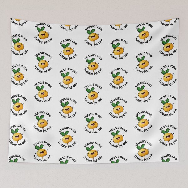 Item preview, Veggie Puns Turnip Me On Funny Vegetable Puns  designed and sold by punnybone.