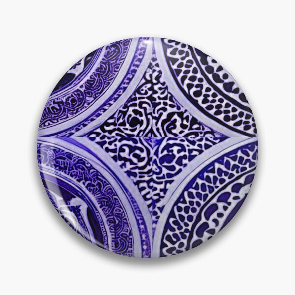 Item preview, Purple and white mandala swirl linograph folk art designed and sold by Earth Nature Creations.