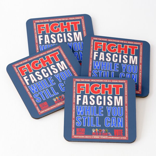 Aperçu de l'œuvre PMD00926 Progressive Movement Designs Le design patriotique américain de lutte contre le fascisme montre que vous soutenez la démocratie, les objectifs progressistes des progressistes, des démocrates, des indépendants et des libéraux créée et vendue par ProgressiveLeft.