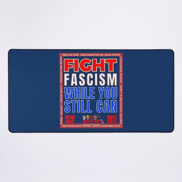 Artikelvorschau, PMD00926 Progressive Movement Designs patriotisches amerikanisches Kampf-Faschismus-Design zeigt, dass Sie die Demokratie unterstützen progressive Ziele für Progressive Demokraten Unabhängige Liberale entworfen und verkauft von ProgressiveLeft.