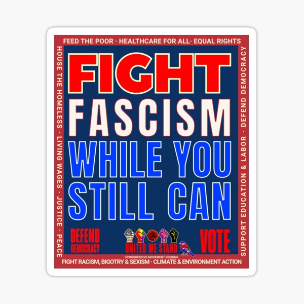 Vista previa del artículo con la obra «PMD00926 Diseños de movimiento progresista Diseño patriótico estadounidense que lucha contra el fascismo y muestra su apoyo a la democracia Objetivos progresistas para progresistas Demócratas Independientes Liberales», diseñado y vendido por ProgressiveLeft.