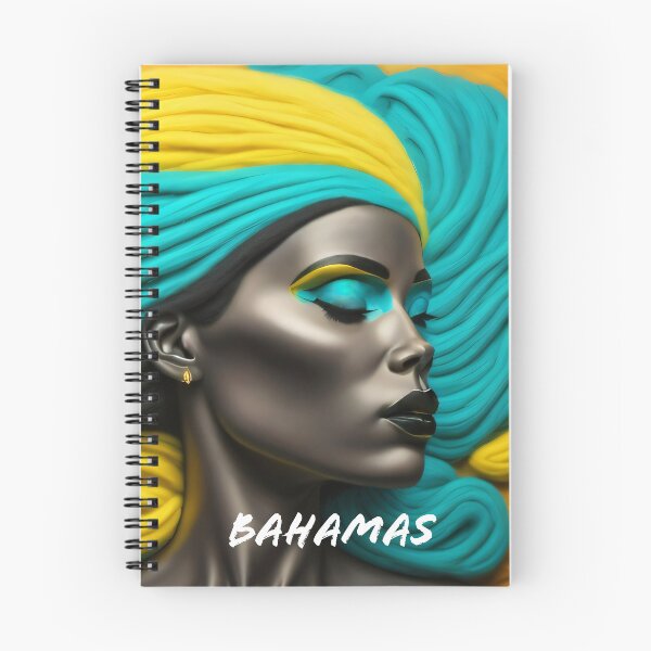 Item preview, Bahamas Woman Flag designed and sold by EclecticCharm.