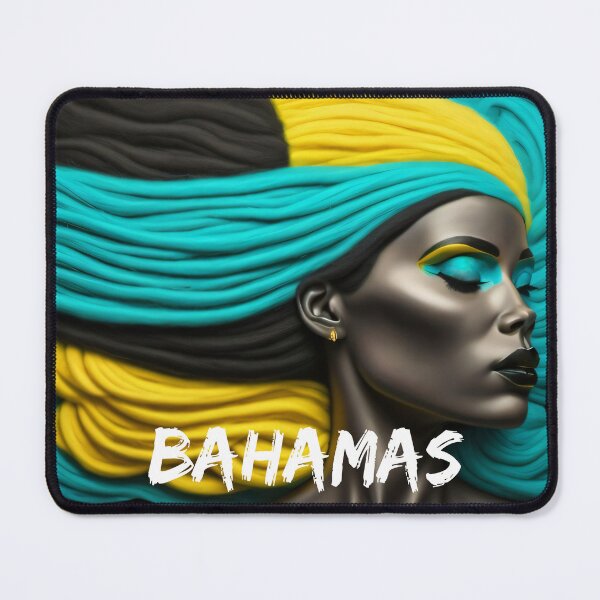 Item preview, Bahamas Woman Flag designed and sold by EclecticCharm.