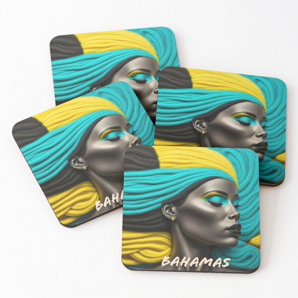 Item preview, Bahamas Woman Flag designed and sold by EclecticCharm.
