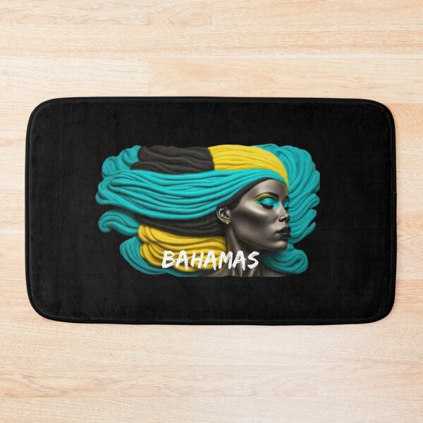 Item preview, Bahamas Woman Flag designed and sold by EclecticCharm.