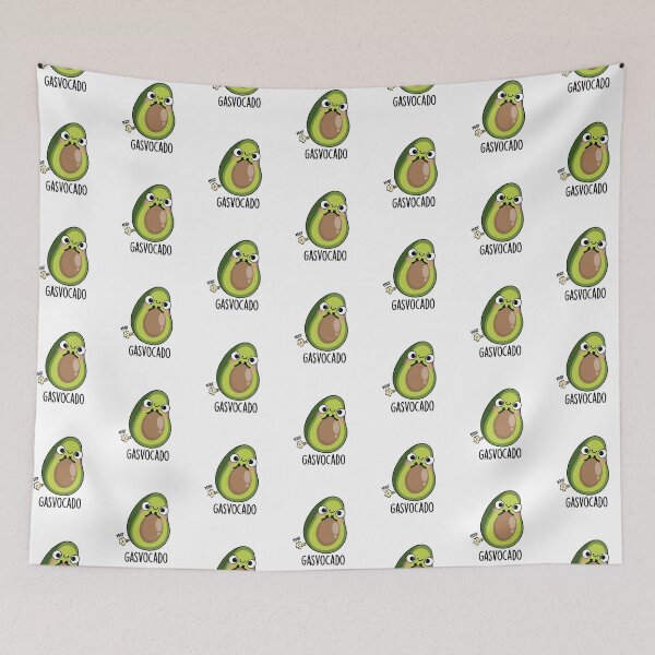 Item preview, Gasvocado Funny Farting Avocado Puns designed and sold by punnybone.
