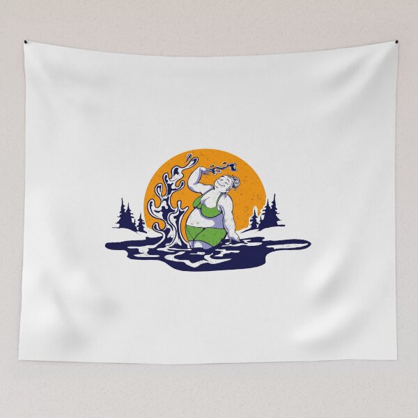 Item preview, Plus size bathing lady  designed and sold by AdyKurniawan.