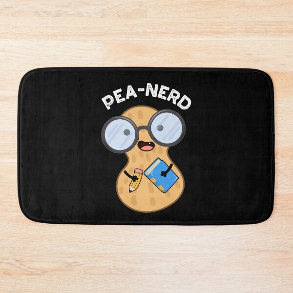 Item preview, Pea-nerd Funny Nerd Peanut Puns (Dark BG) designed and sold by punnybone.