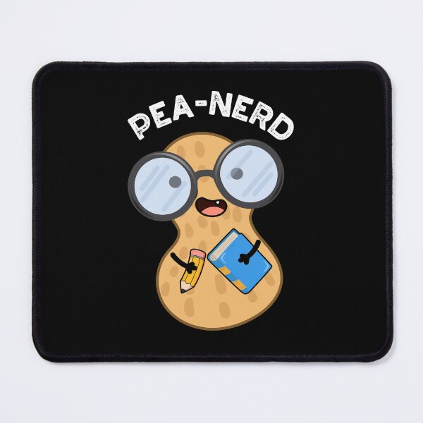 Item preview, Pea-nerd Funny Nerd Peanut Puns (Dark BG) designed and sold by punnybone.