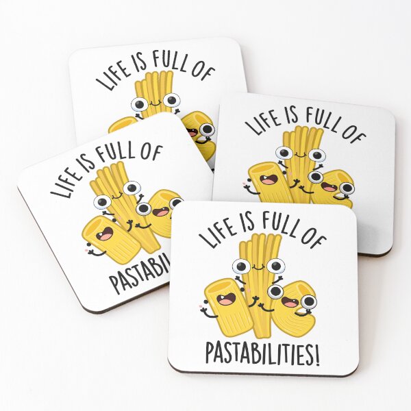 Item preview, Life Is Full Of Pastabilities Funny Pasta Puns  designed and sold by punnybone.