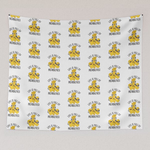 Item preview, Life Is Full Of Pastabilities Funny Pasta Puns  designed and sold by punnybone.