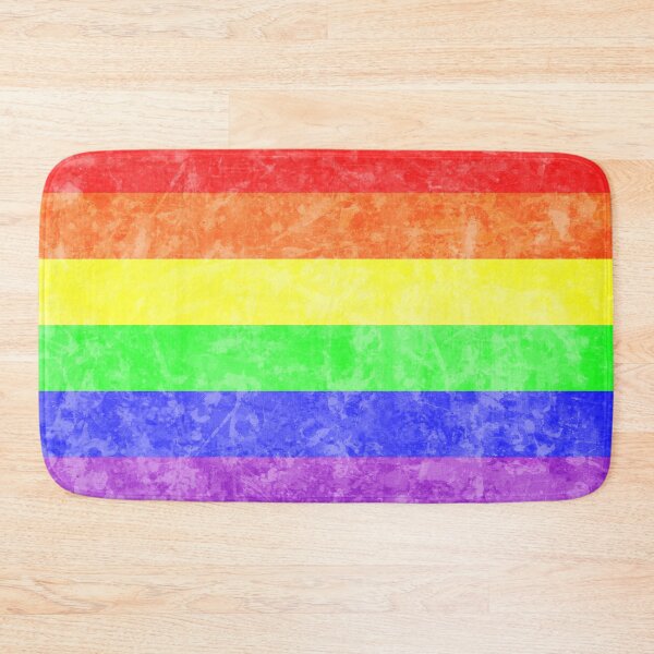 Item preview, Distressed Gay Pride Rainbow Flag designed and sold by williamcuccio.