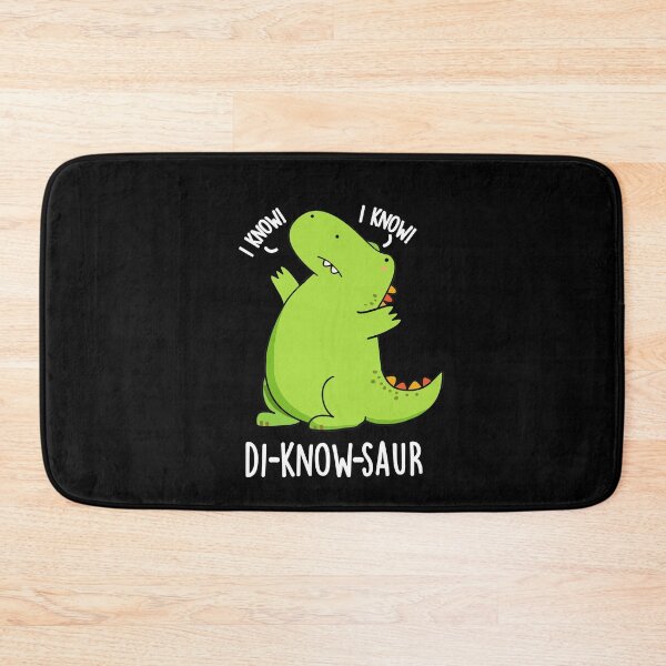 Item preview, Di-know-saur Funny Dinosaur Puns (Dark BG) designed and sold by punnybone.