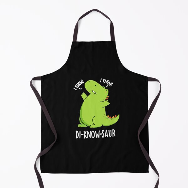 Item preview, Di-know-saur Funny Dinosaur Puns (Dark BG) designed and sold by punnybone.