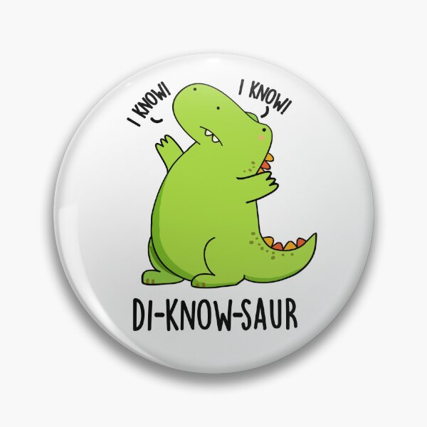 Item preview, Di-know-saur Funny Dinosaur Puns  designed and sold by punnybone.