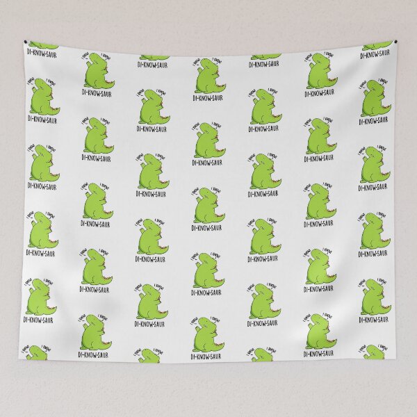 Item preview, Di-know-saur Funny Dinosaur Puns  designed and sold by punnybone.