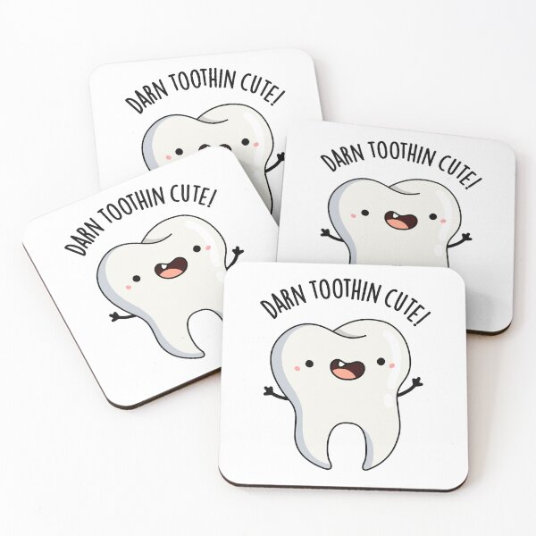 Item preview, Darn Tooth-in Cute Funny Tooth Puns  designed and sold by punnybone.