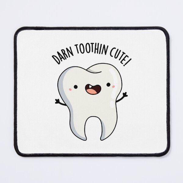 Item preview, Darn Tooth-in Cute Funny Tooth Puns designed and sold by punnybone.