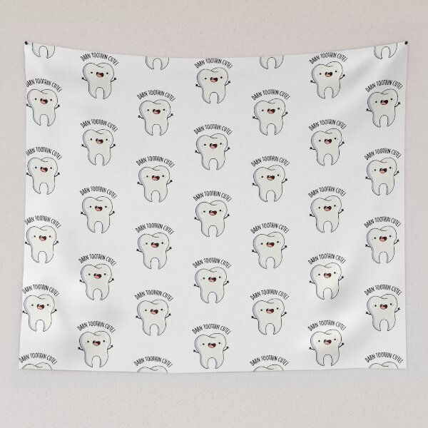 Item preview, Darn Tooth-in Cute Funny Tooth Puns  designed and sold by punnybone.