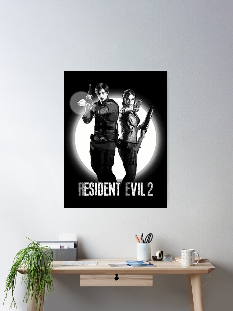 Resident Evil 2 Remake / Leon Kennedy and Claire Redfield Poster