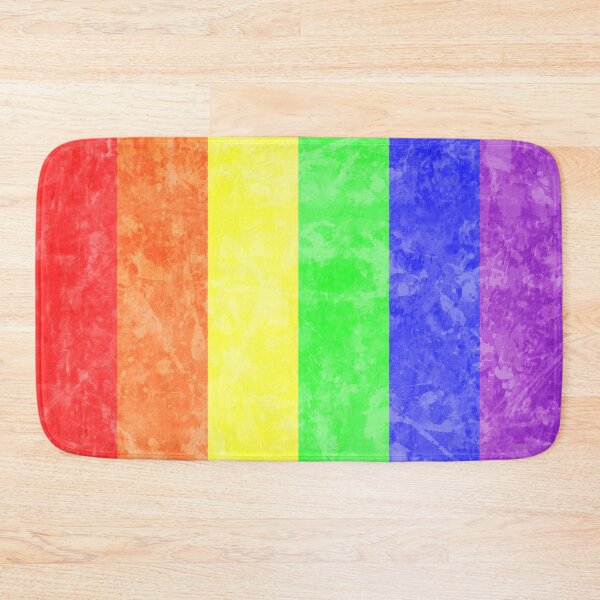 Item preview, Distressed Gay Pride Rainbow Flag designed and sold by williamcuccio.