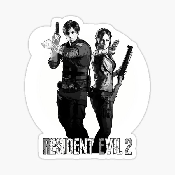 Resident Evil 2 Remake / Leon Kennedy and Claire Redfield Poster