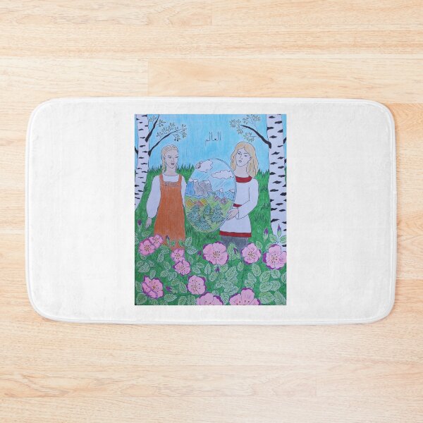 Item preview, The World Tarot card with Arabic and Hebrew inscriptions designed and sold by DeenaAndNatasha.