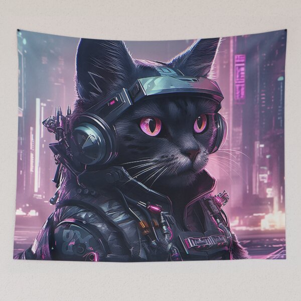 Item preview, Cats in the Wired City designed and sold by veldabarrel56.