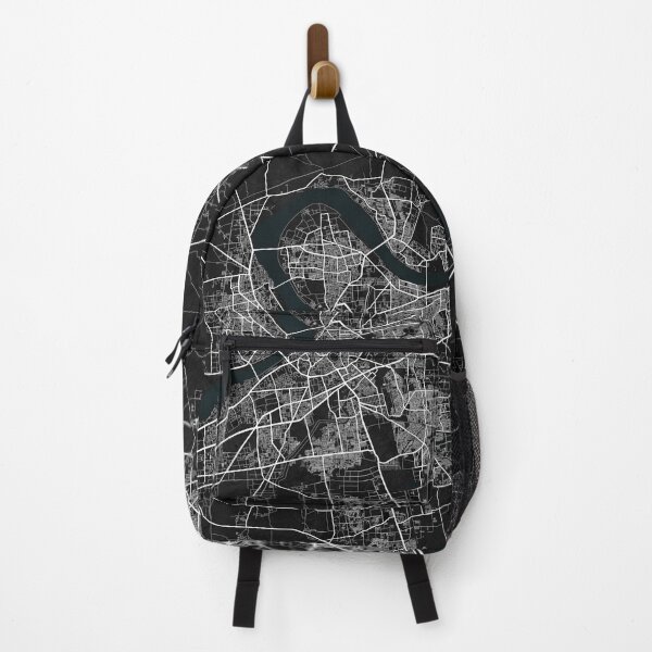 Item preview, Surat City Map of Gujarat, India - Dark designed and sold by deMAP.