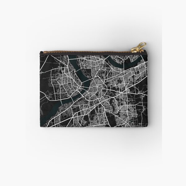 Item preview, Surat City Map of Gujarat, India - Dark designed and sold by deMAP.