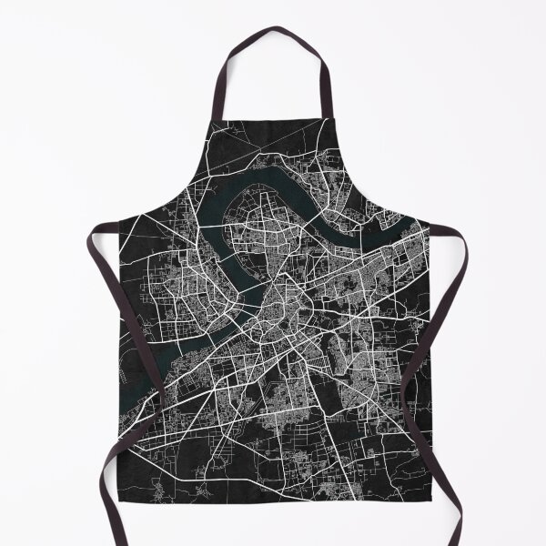 Item preview, Surat City Map of Gujarat, India - Dark designed and sold by deMAP.