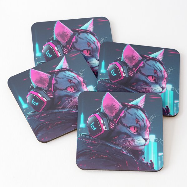 Item preview, Cyberpunk Cats Unleash Chaos designed and sold by meganstiferson.