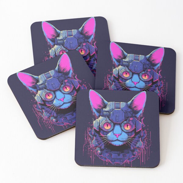 Item preview, Cyberpunk Cats Rule the Night designed and sold by meganstiferson.