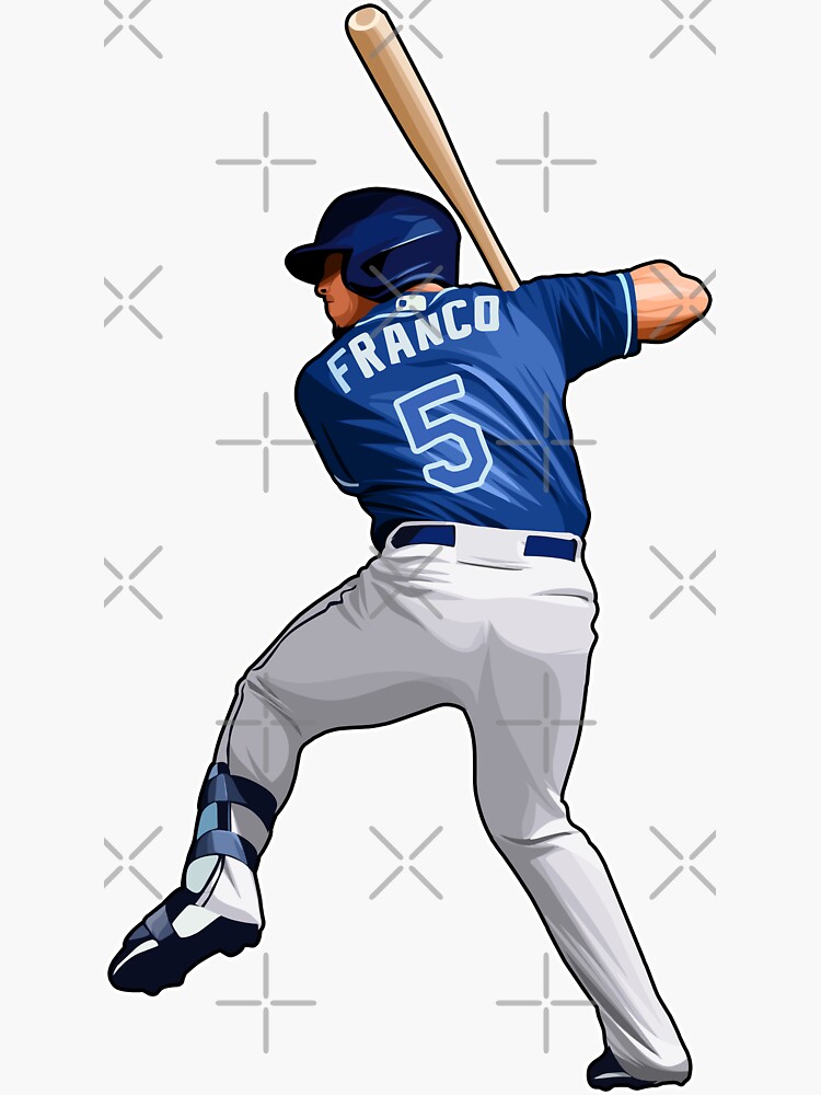 Wander Franco #5 Ready To Bat Sticker for Sale by GoalForGlory