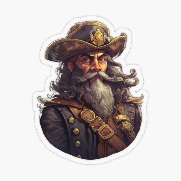 D&D giff captain Sticker for Sale by TellezStickers