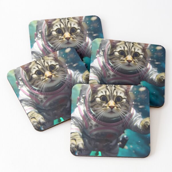 Item preview, Cosmic Whiskers, Astronaut cat. designed and sold by im9creative.