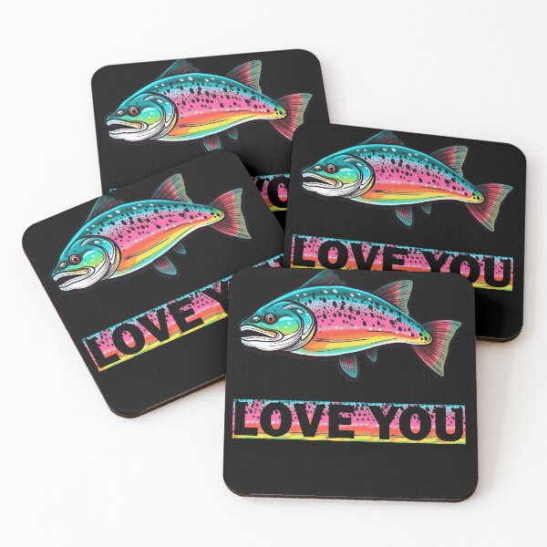Item preview, I Troutly Love Rainbow Trout Fishing - Vintage Fly Fishing designed and sold by Cedinho.