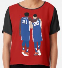 Ben Simmons and Joel Embiid Chiffon Top