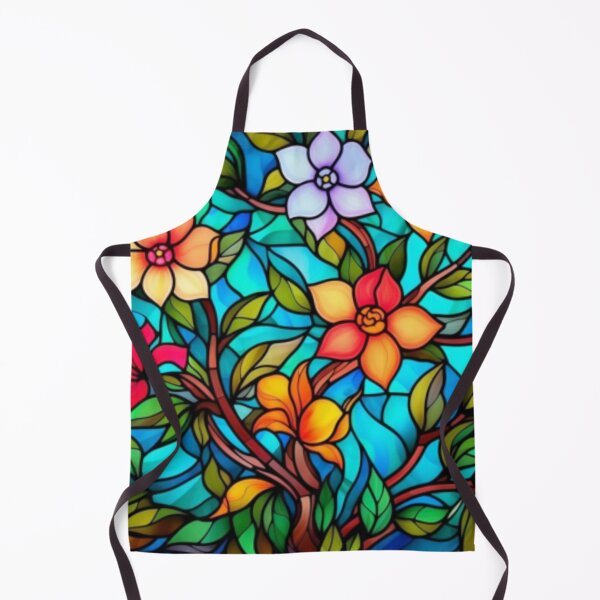 Item preview, Blossoming Masterpieces: An Artistic Journey through Floral Stained Glass designed and sold by RetroRevivals.