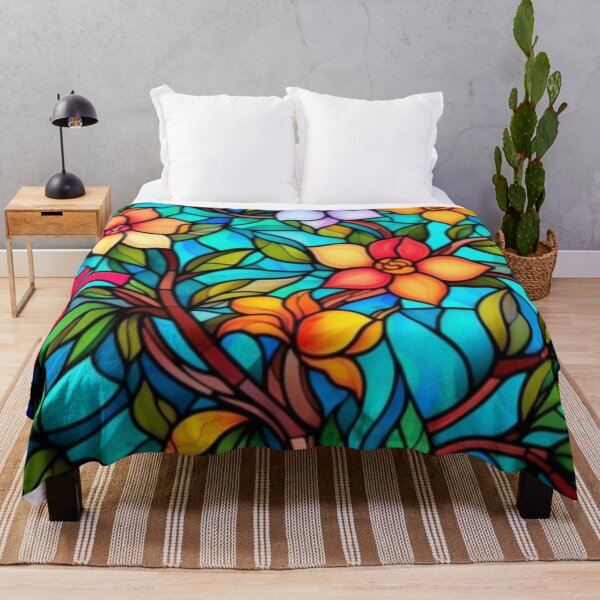 Item preview, Blossoming Masterpieces: An Artistic Journey through Floral Stained Glass designed and sold by RetroRevivals.