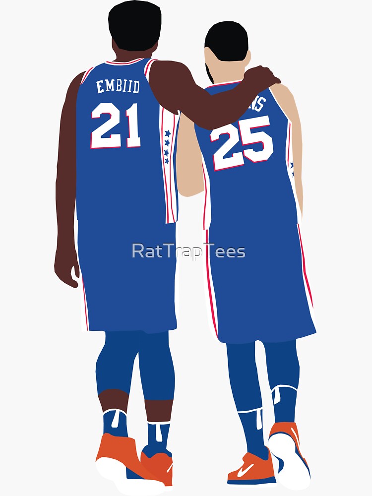 Ben Simmons Dunking Sticker for Sale by RatTrapTees